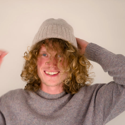 Lambswool - Furrow Hat - Cobble
