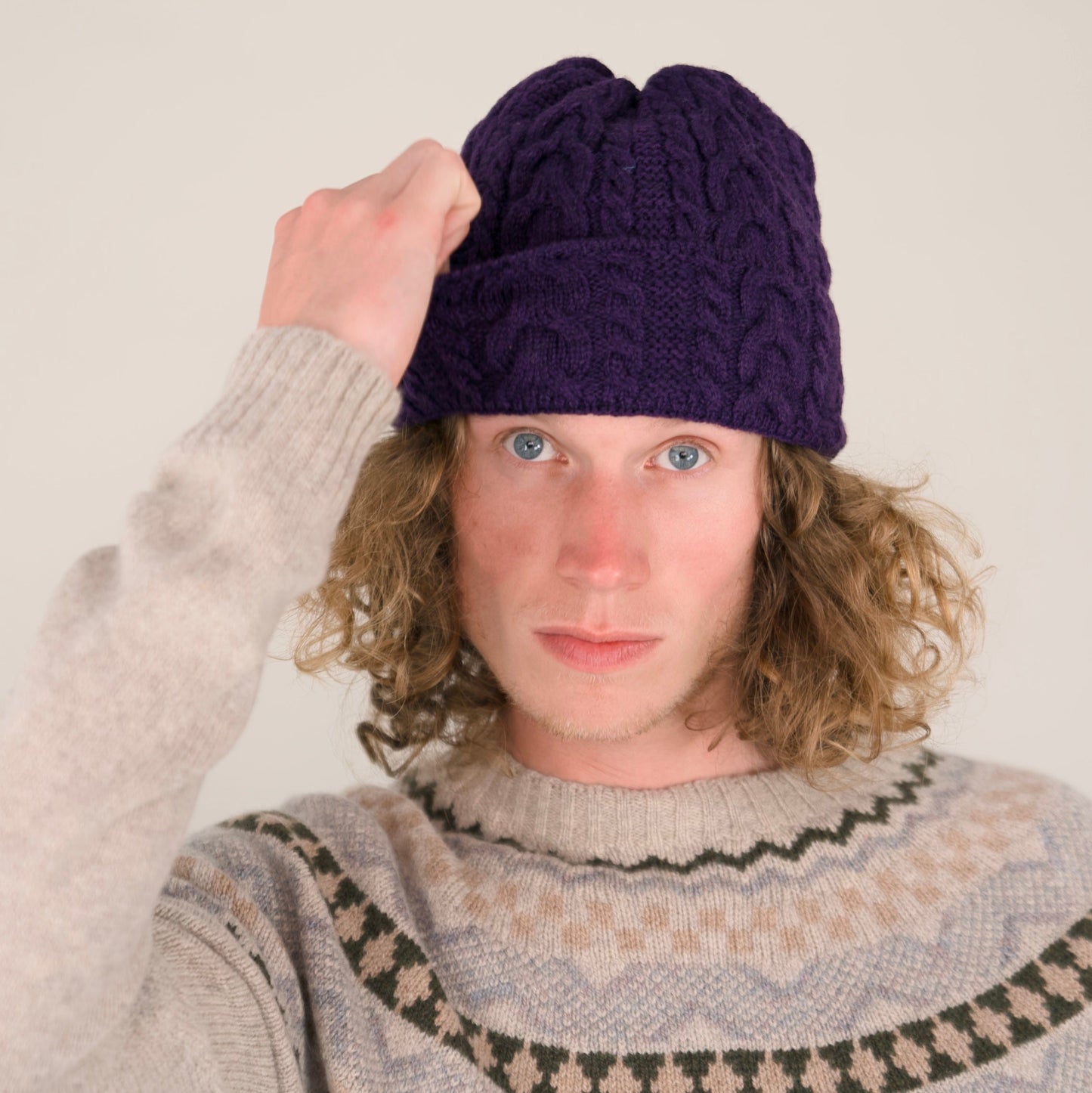 Merino - Abbey Hat - Pupura