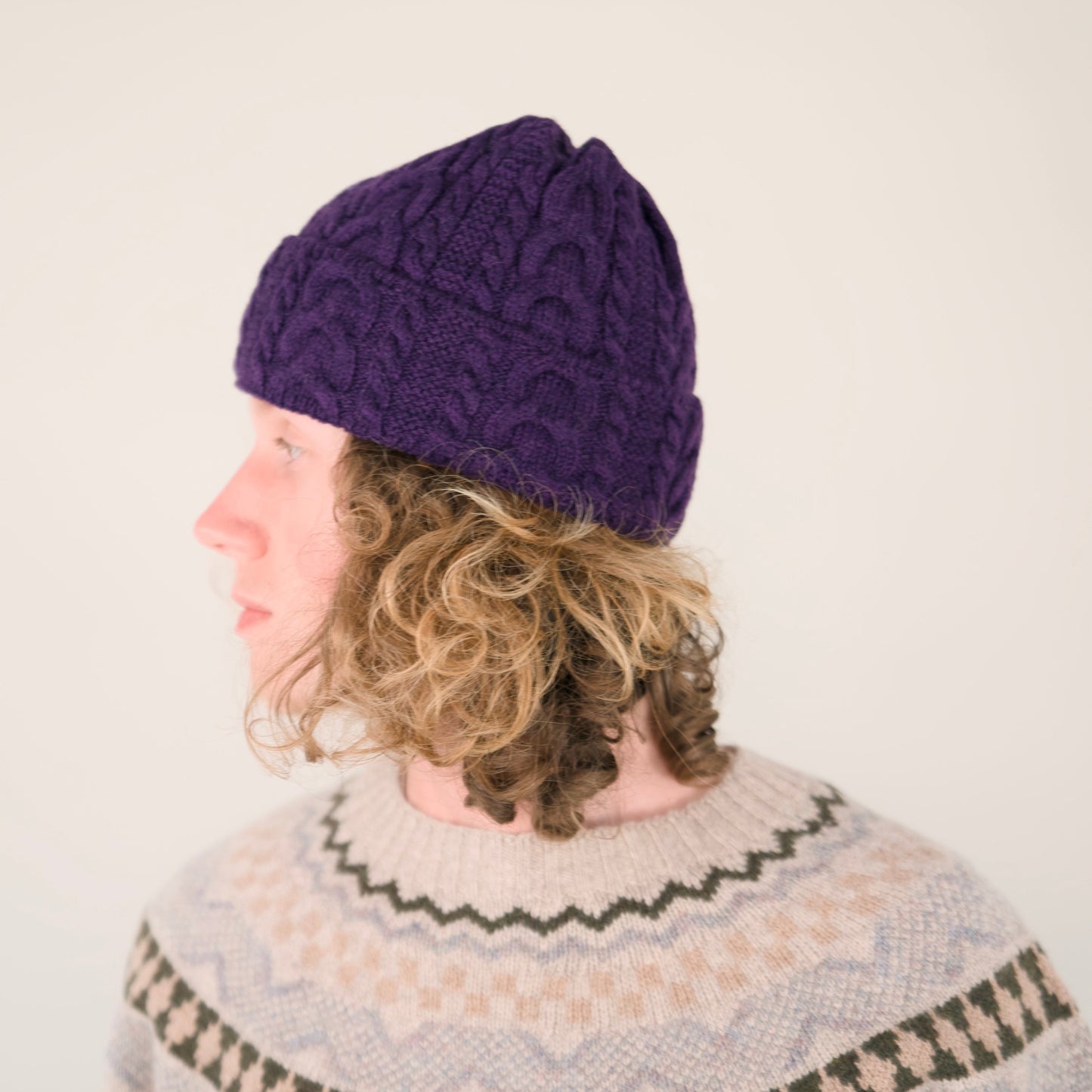 Merino - Abbey Hat - Pupura