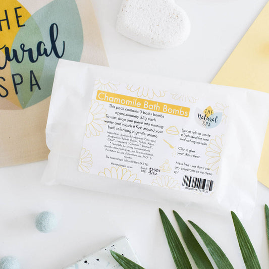 Chamomile Aromatherapy Bath Bombs