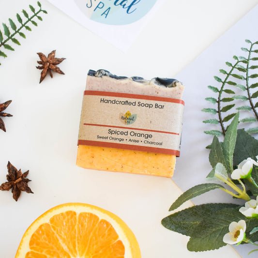 Spiced Orange Soap | Handmade Natural Soap Bar or Soap on a Rope | 100g