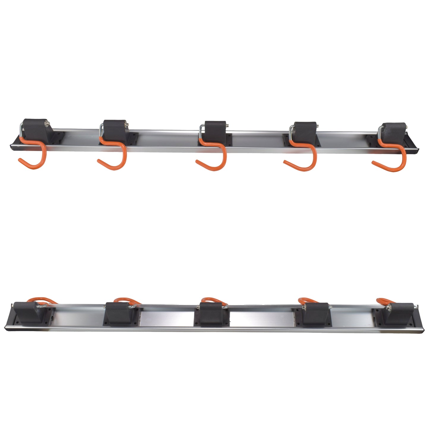 Wall Mount Tool Rack Rail with 5 x S Hanging Hooks