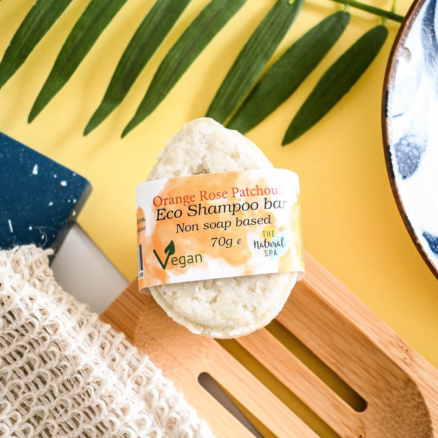 Patchouli Rose ECO Shampoo bar - Non Soap based hair wash