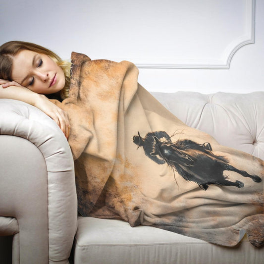 Galloping Horse Dawn Blanket