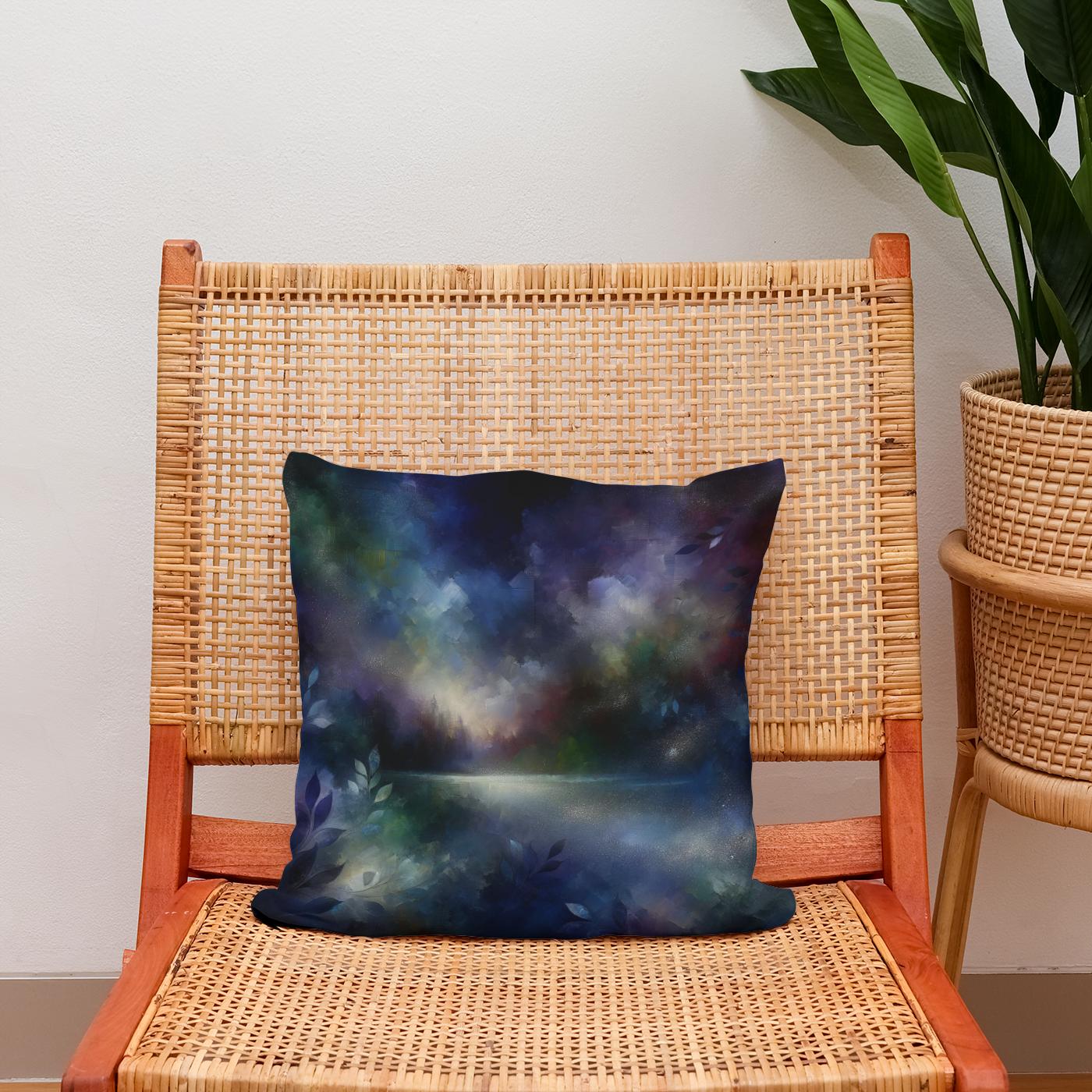 Nocturnal Whispers Cotton Cushion
