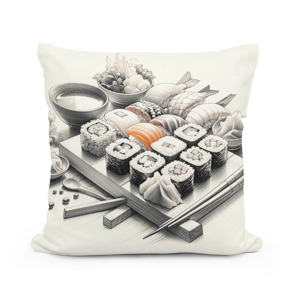 Sushi Zen Cotton Cushion