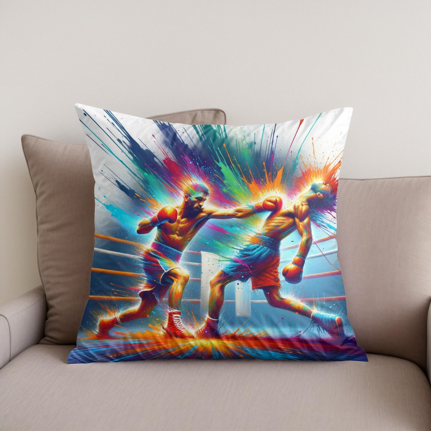 Colorful Knockdown Cotton Cushion