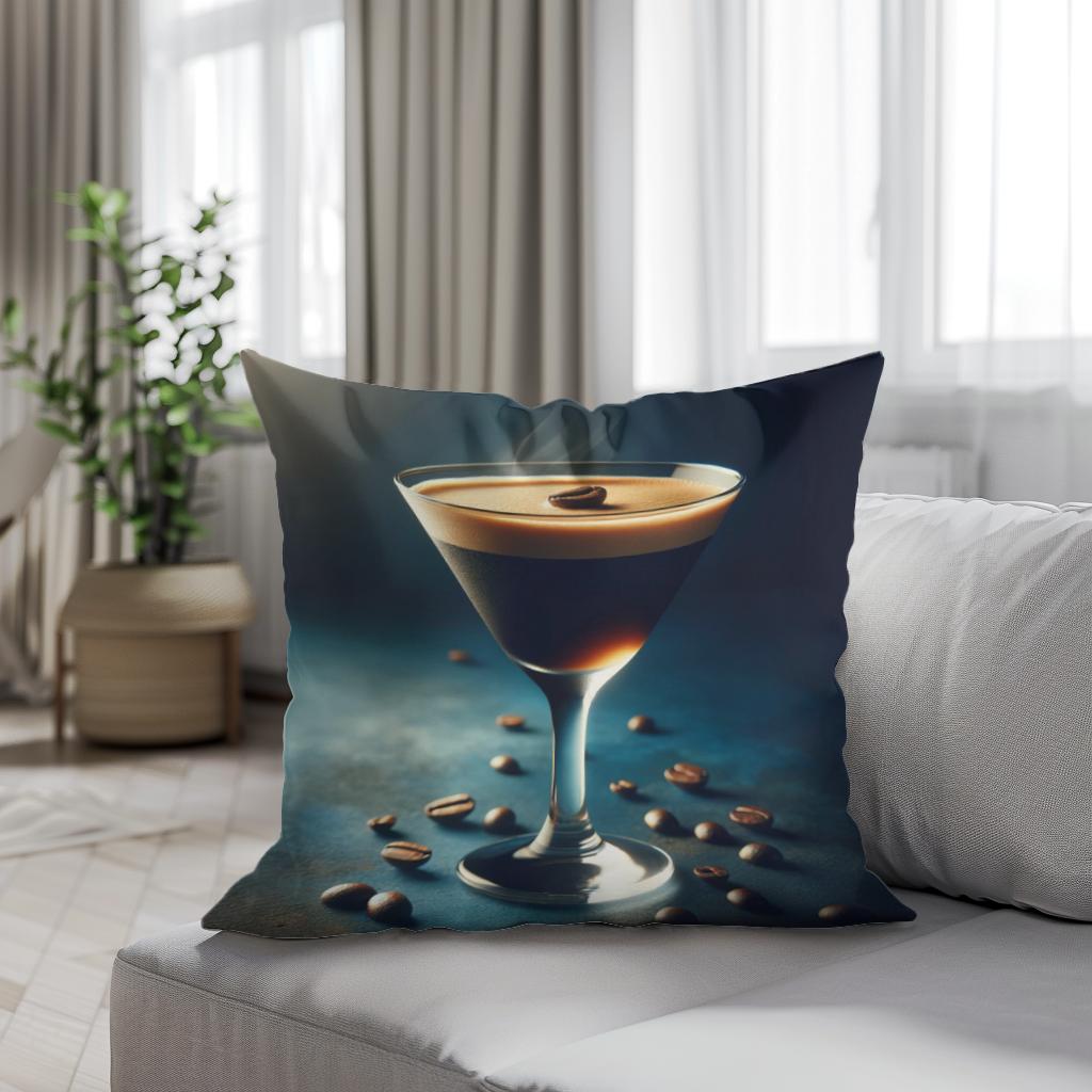 Midnight Espresso Cotton Cushion