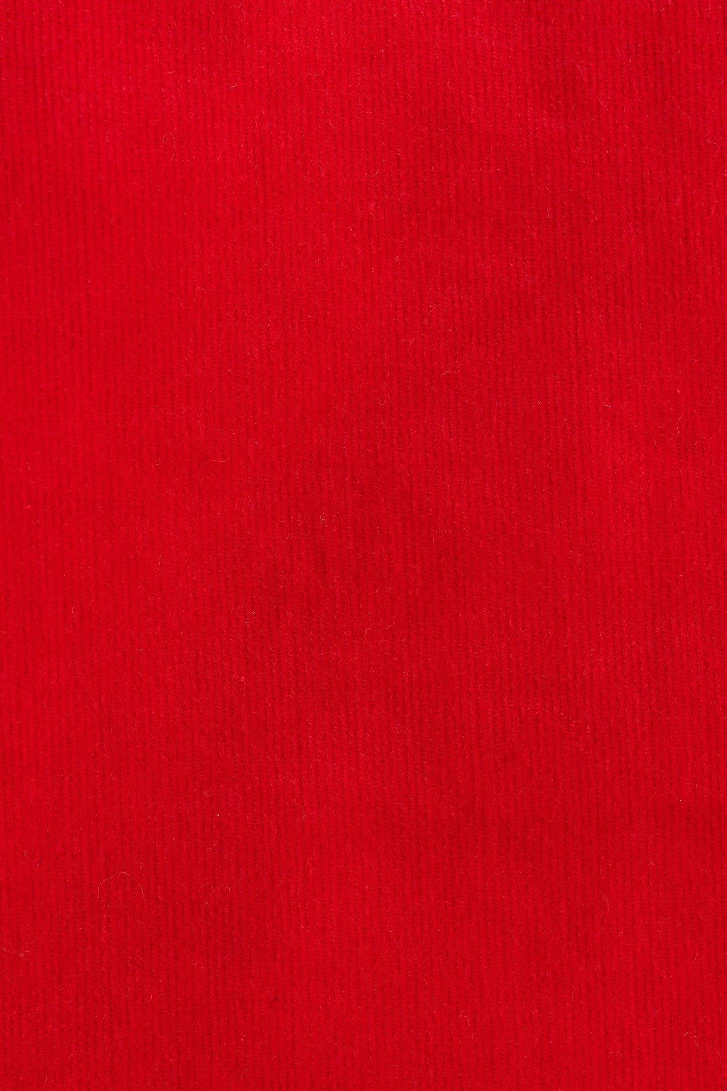 River Babycord Ric Rac Trim Wide Leg Trouser - Red