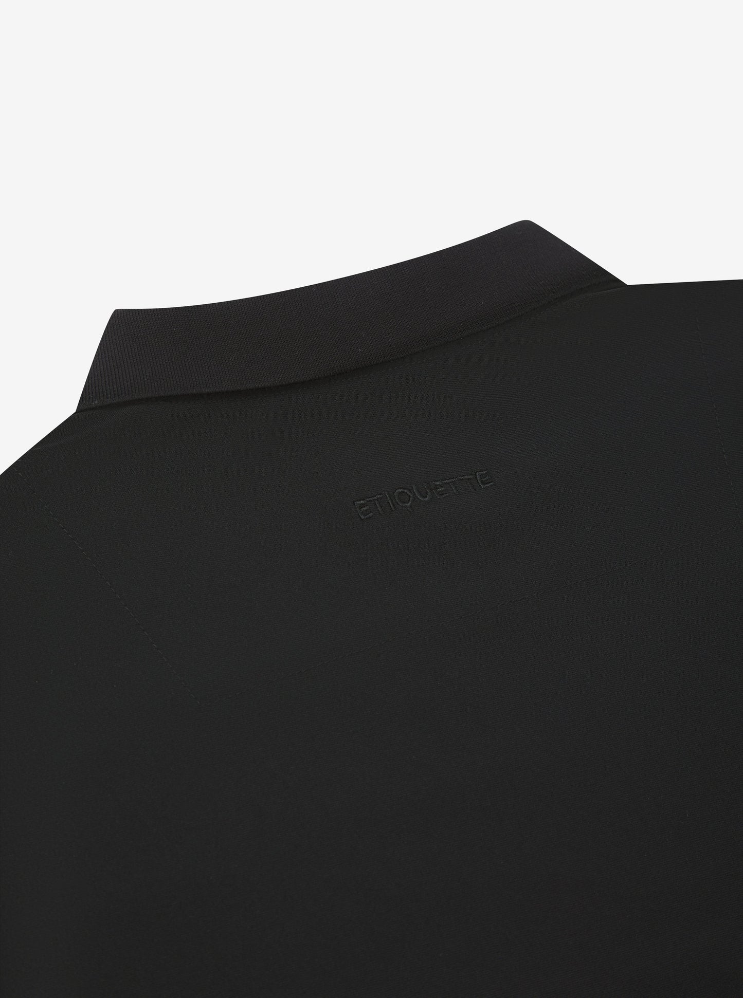 Double Zip Overshirt - Black