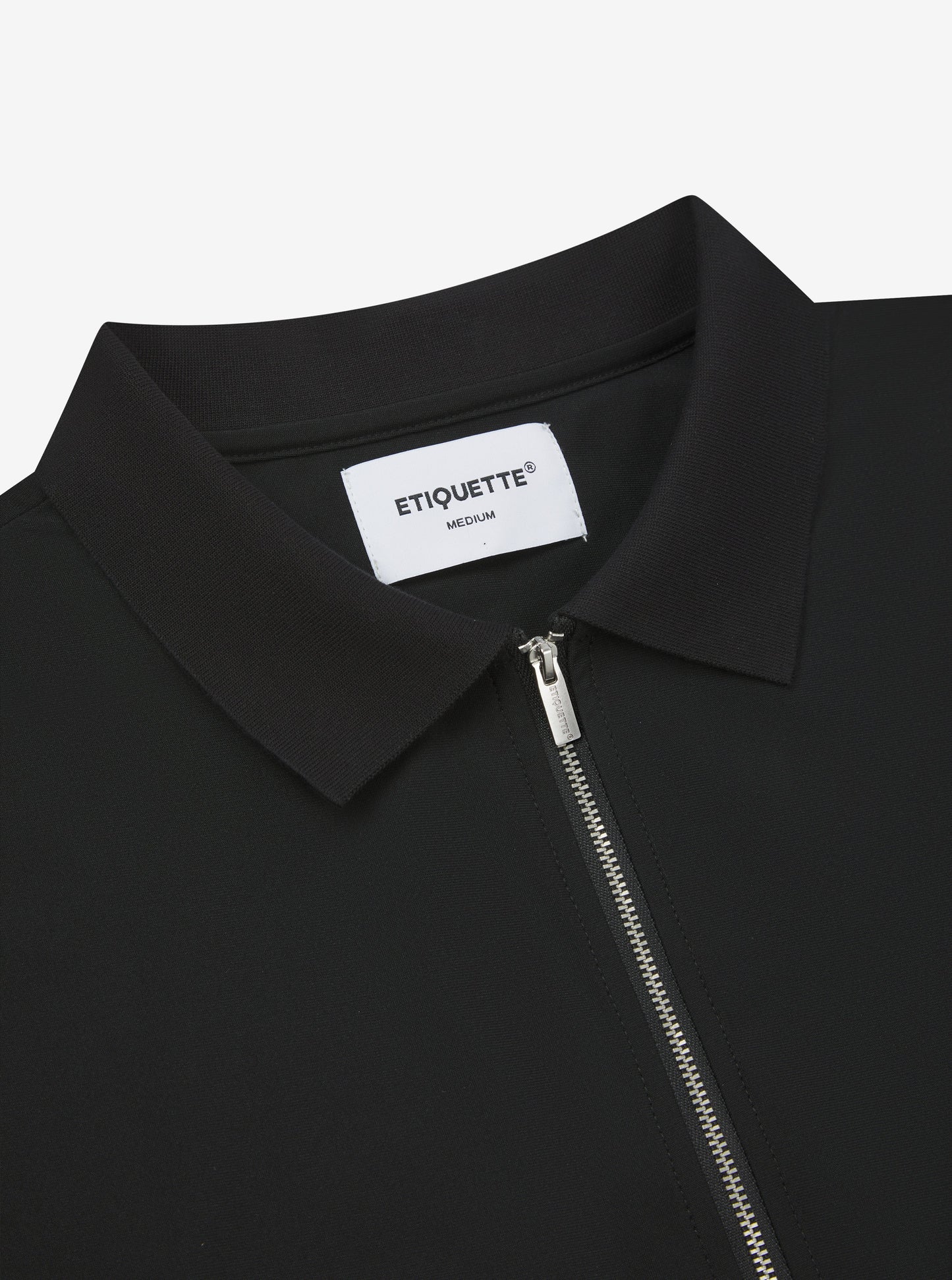 Double Zip Overshirt - Black