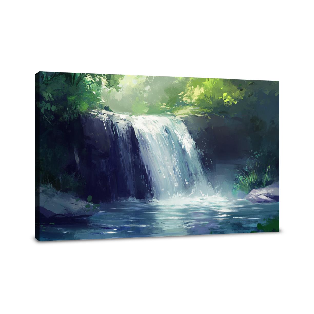 Waterfall Whispers Canvas