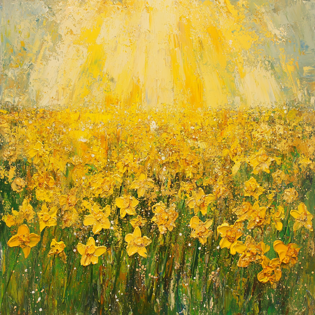 Daffodil Dawn Canvas