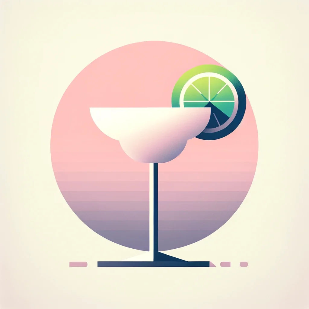 Daiquiri Minimalist Art Canvas