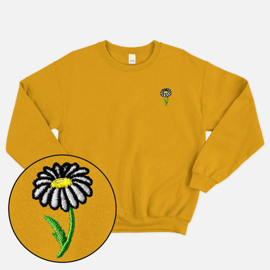 Daisy Embroidered Sweatshirt (Unisex)