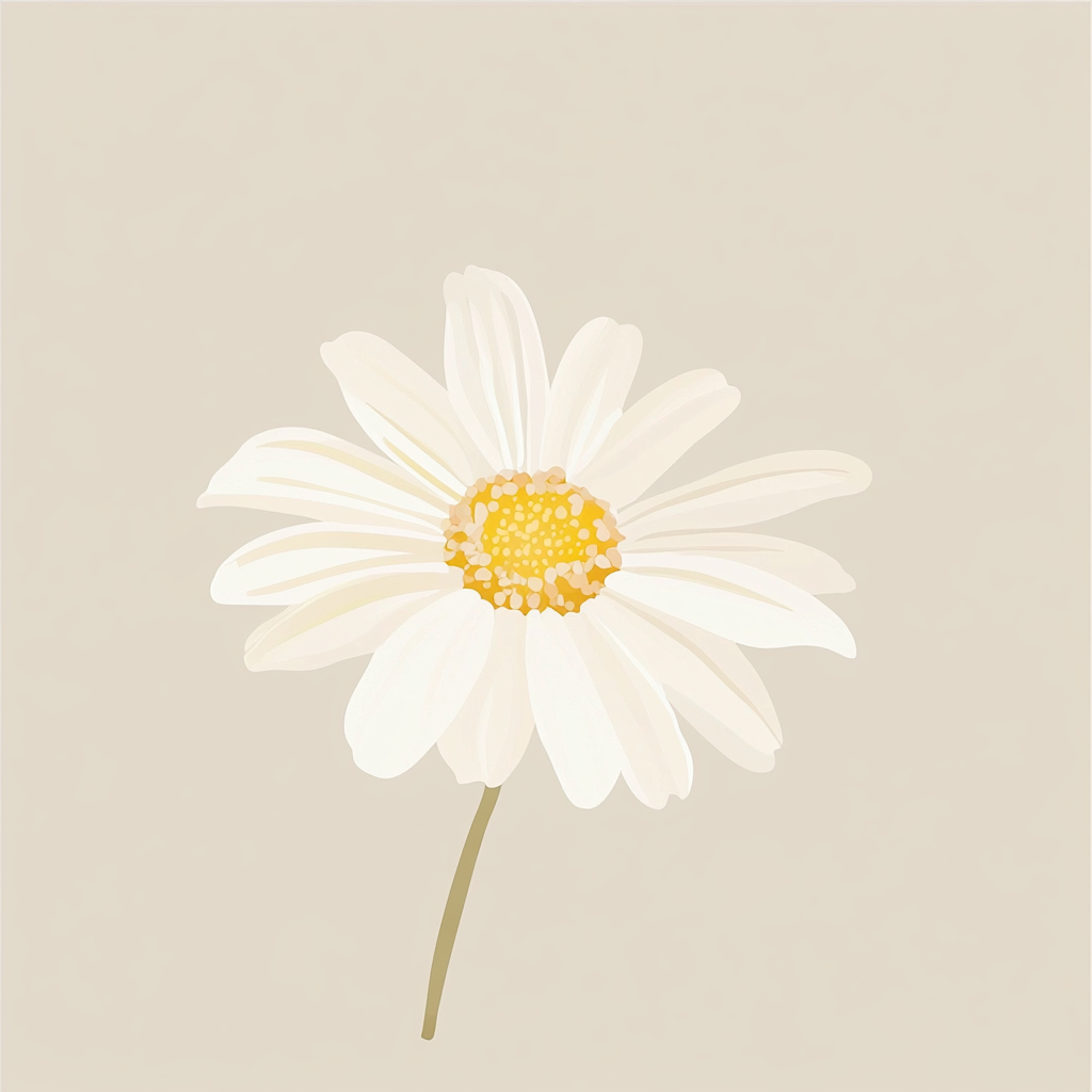 Daisy Elegance Cotton Cushion