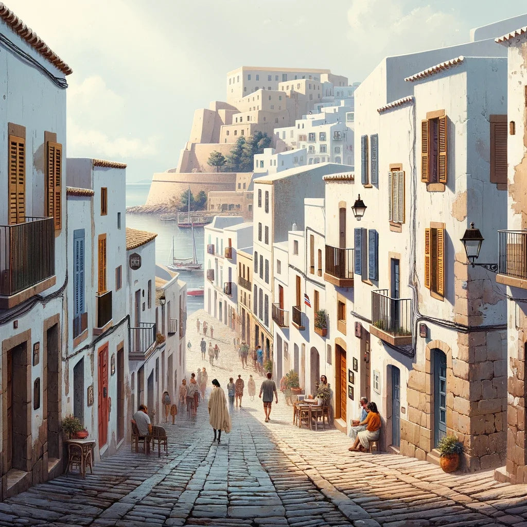 Dalt Vila Ibiza Canvas