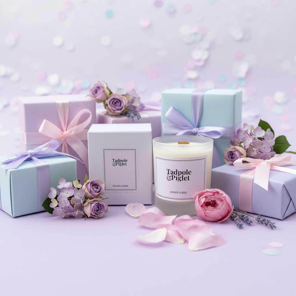 Damson & Rose Scented Candle