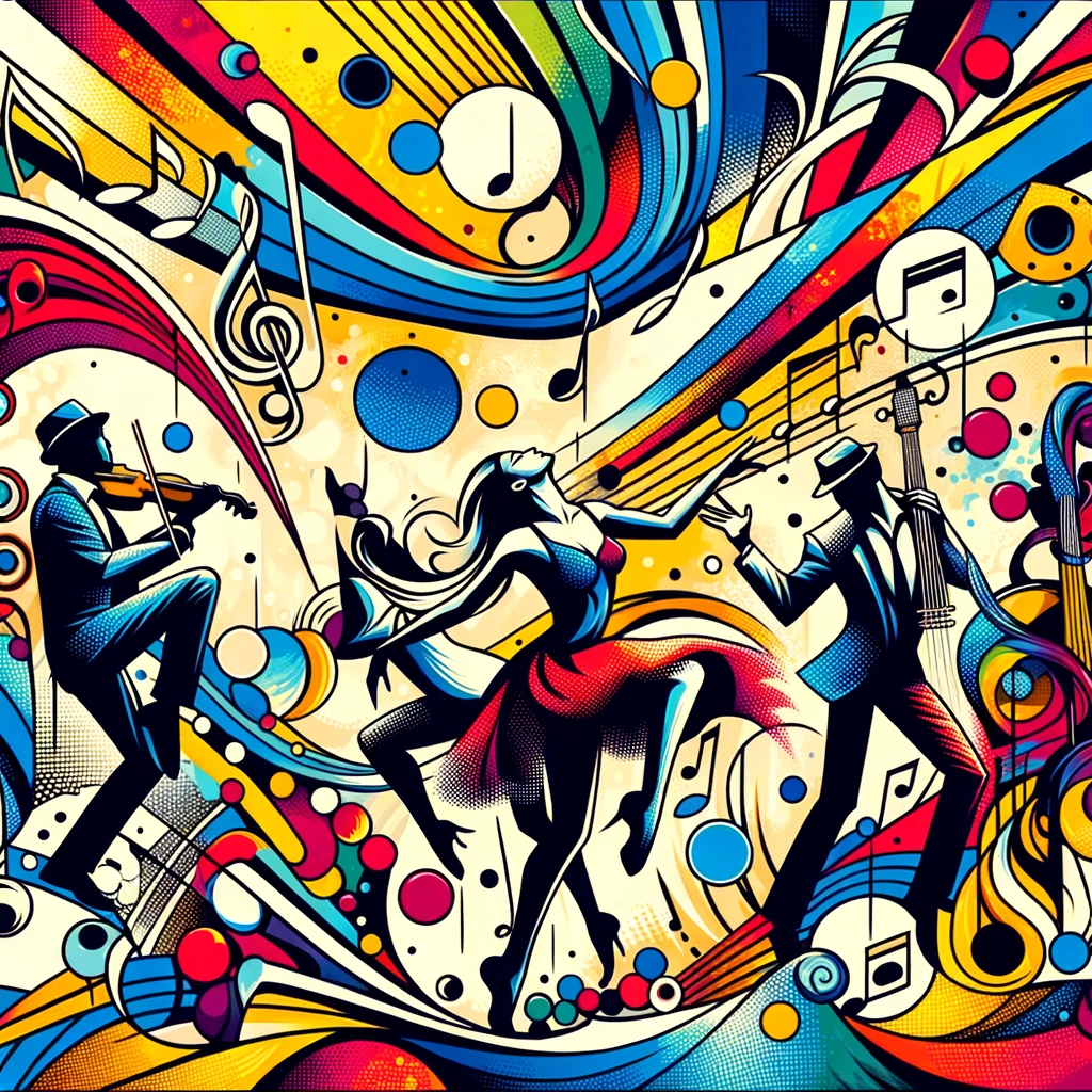 Dance Rhythm Art Canvas