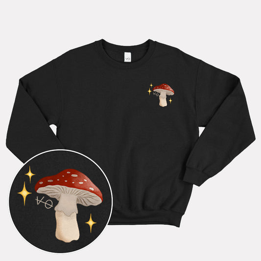 Dark Forest Mushroom Sweatshirt (Unisex)
