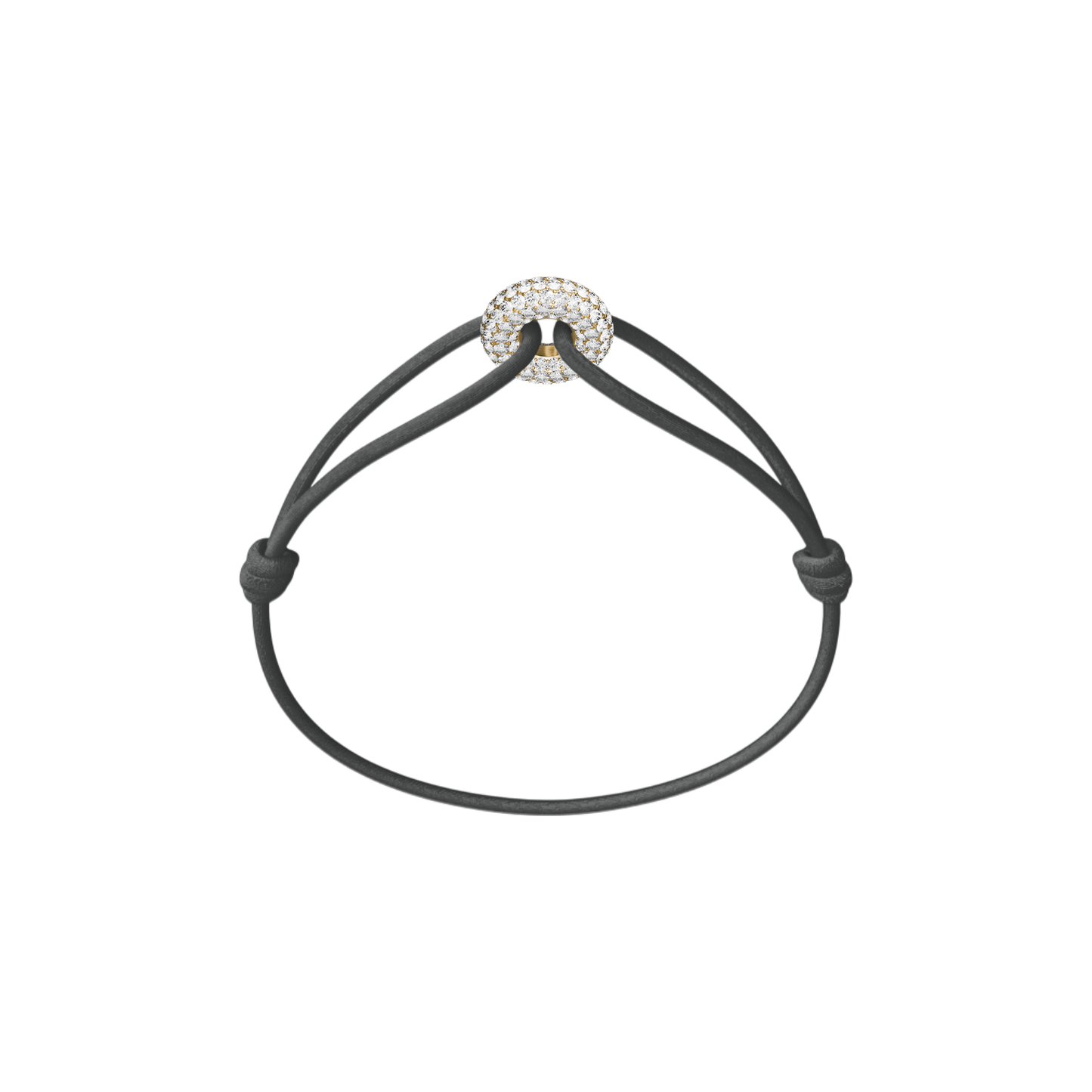 Mini Golden Soho Pavé Cord Bracelet