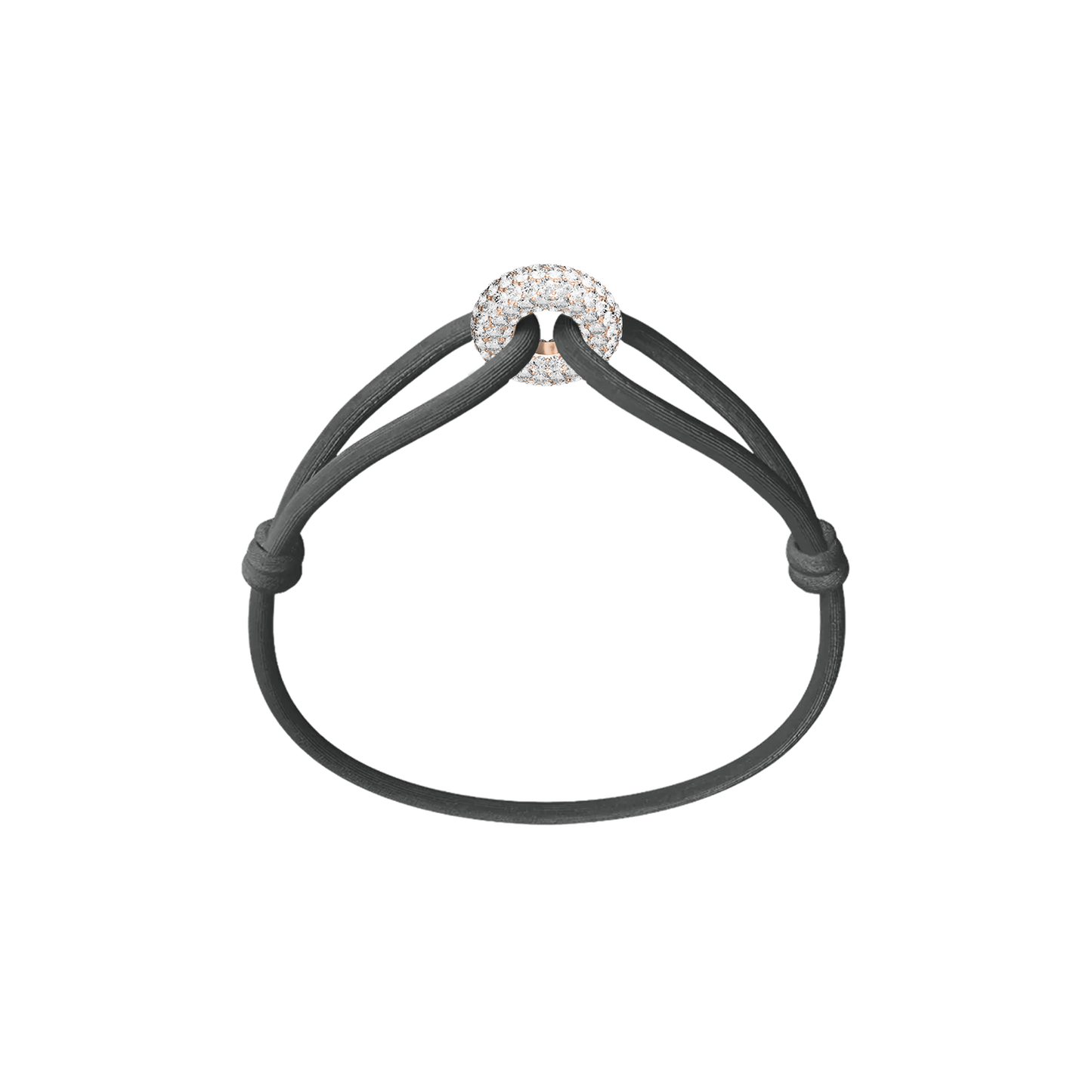Rose Soho Pavé Cord Bracelet