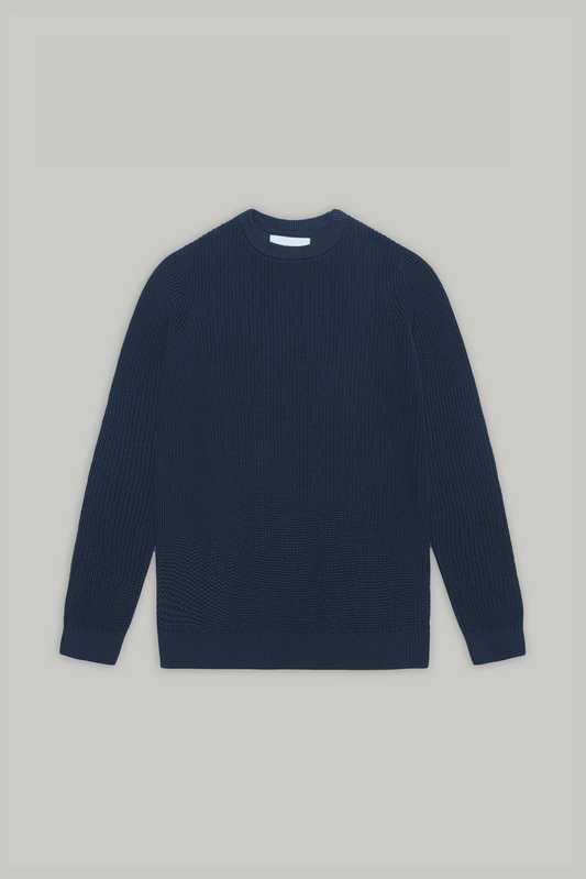 J Hailey Crew Knit - Dark Midnight