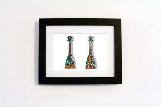 Dave McKean - A6 Art on a Ukulele Print