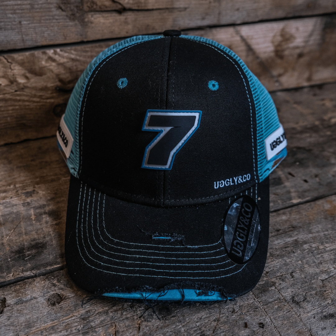 Official Davey Todd Merchandise Trucker Hat - Black & Blue