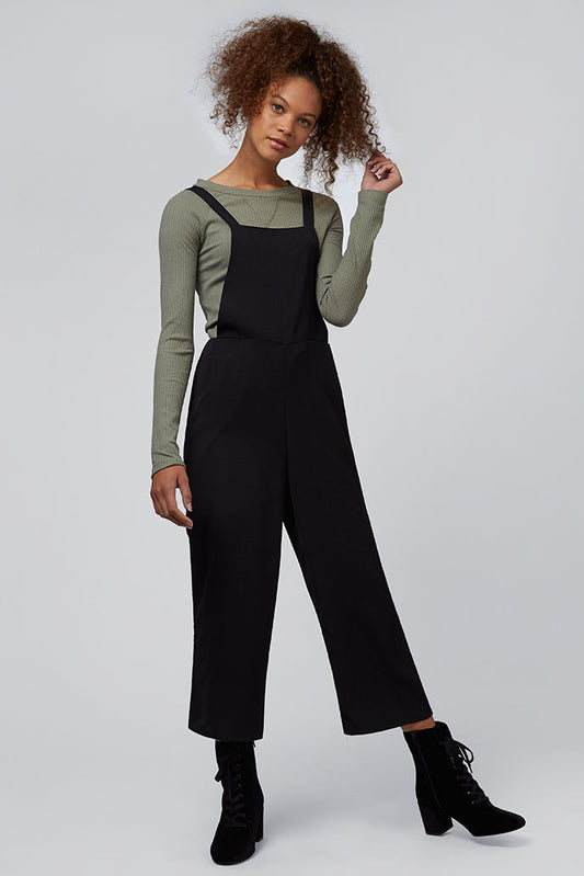 Davis Black Strappy Jumpsuit