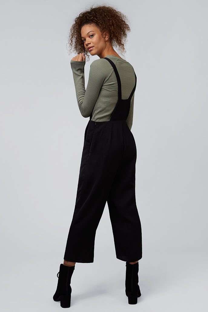 Davis Black Strappy Jumpsuit