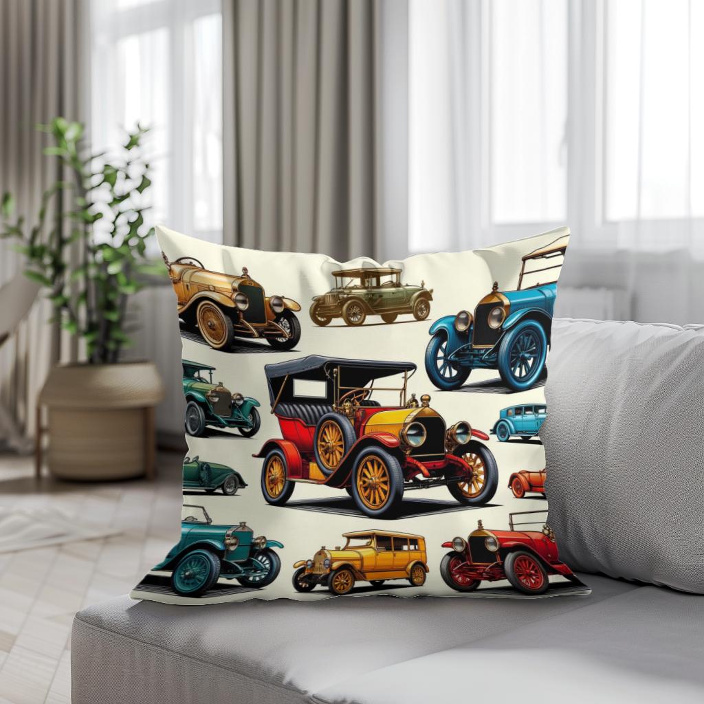 Vintage Elegance Cotton Cushion