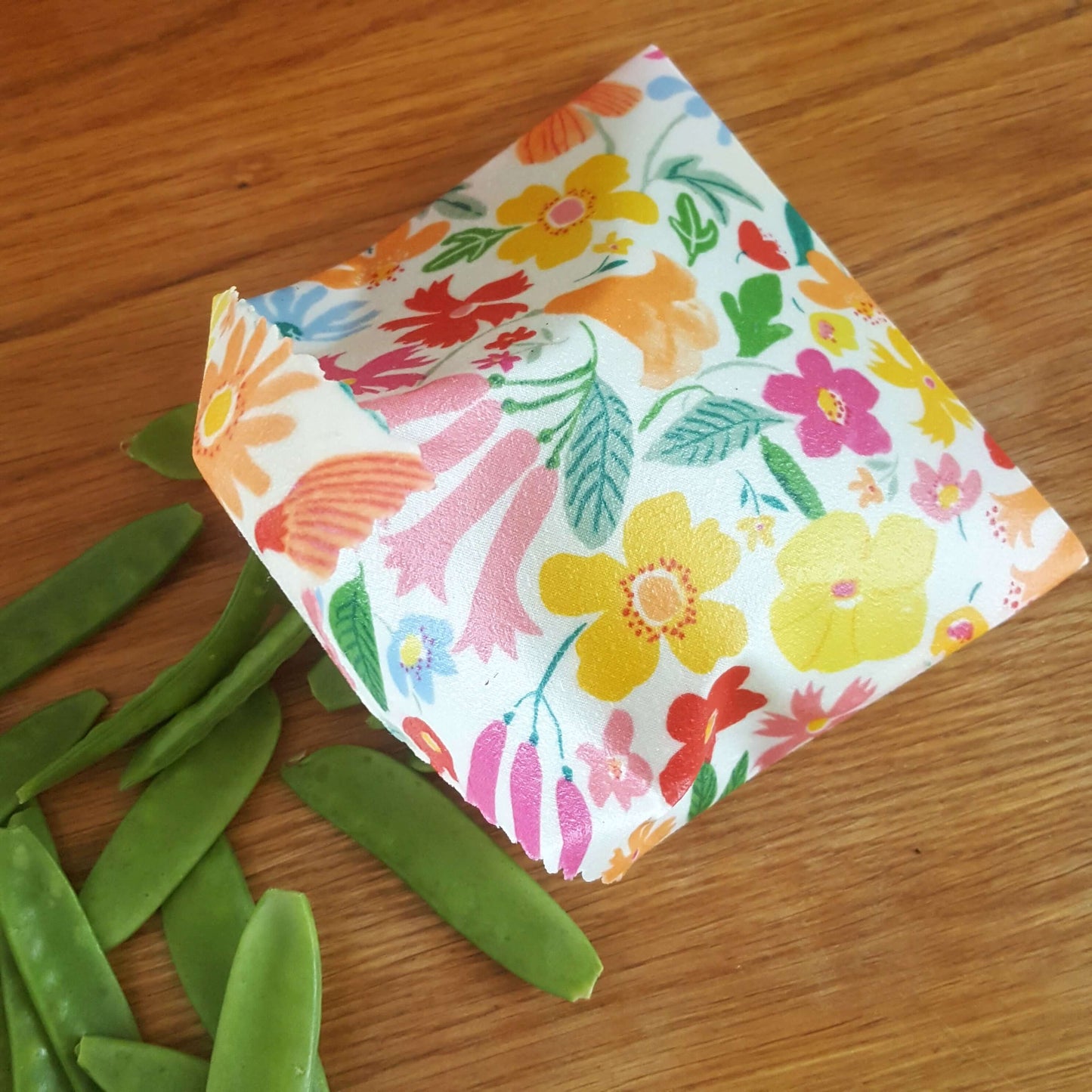 *Made with Liberty Fabric Set of 3 Handmade Beeswax Wraps