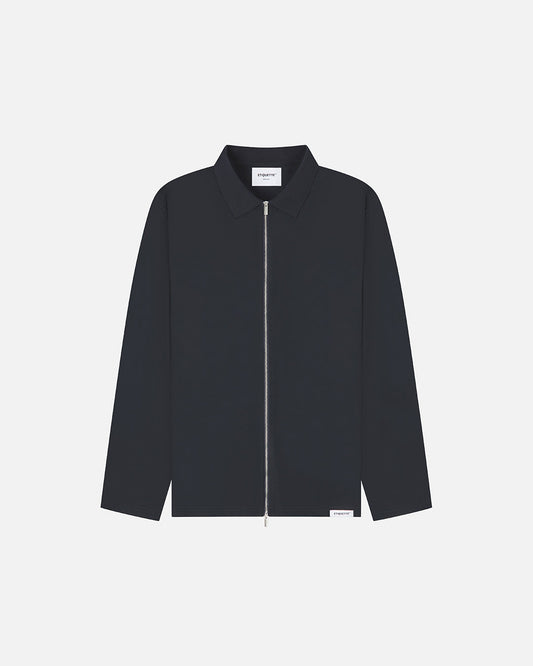 Double Zip Overshirt - Dark Navy