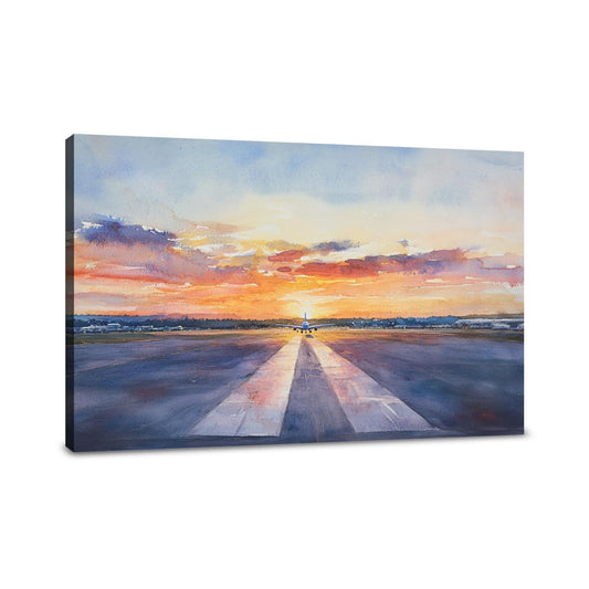 Sunset Descent Canvas