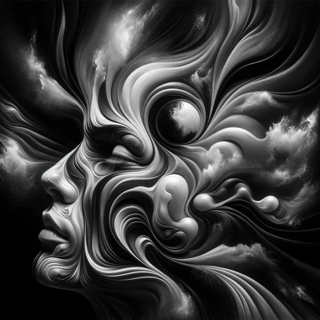 Depths of the Human Psyche Cotton Cushion