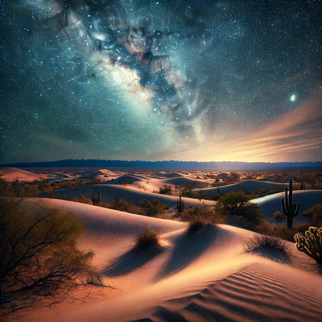 Desert Starry Night Canvas
