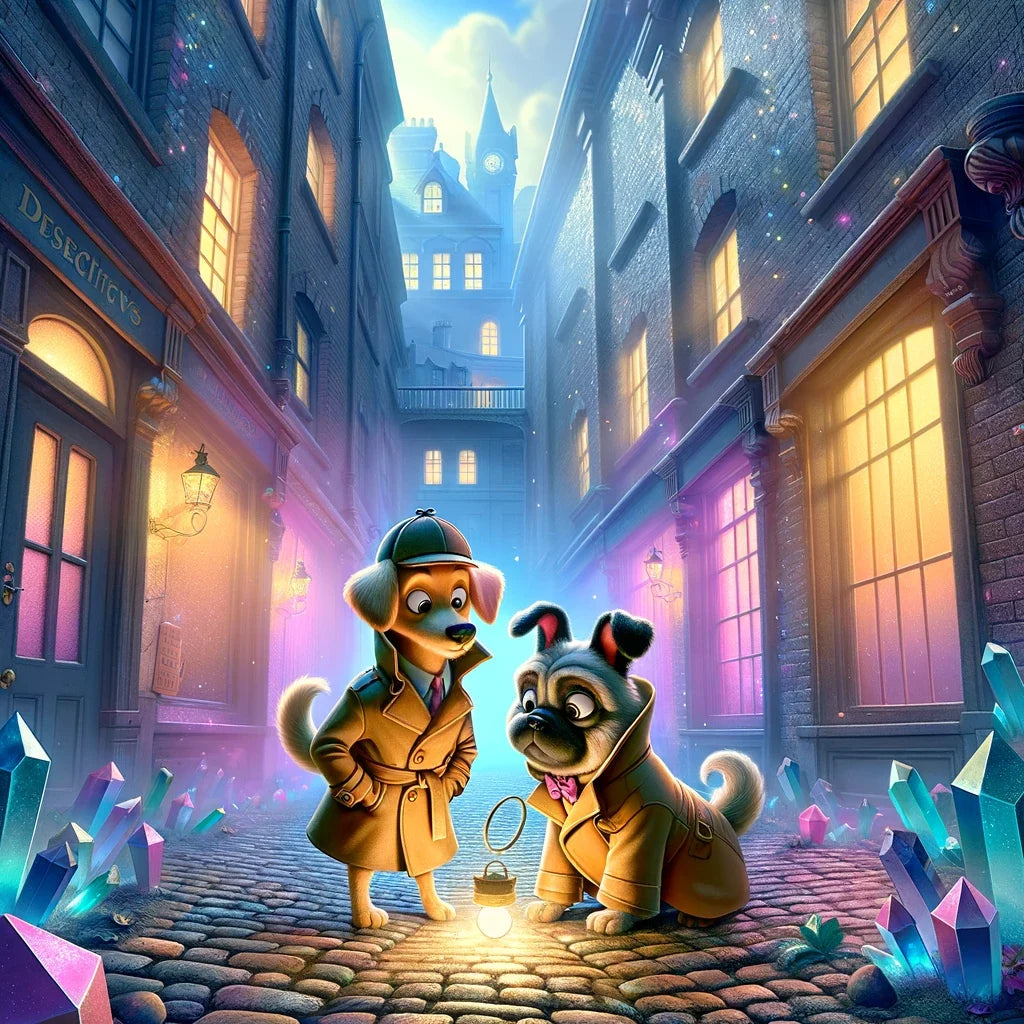Detective Paws Canvas