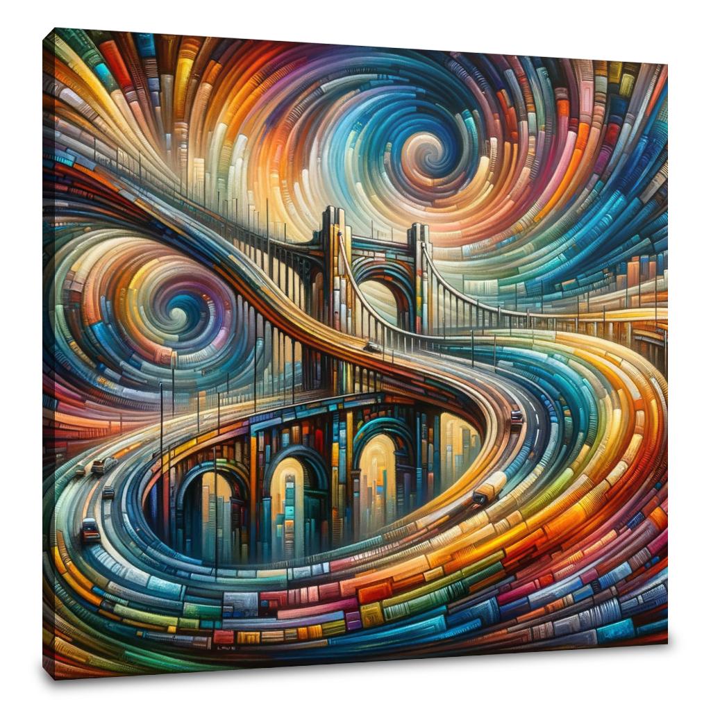 Timeless Bridge Spectrum Canvas