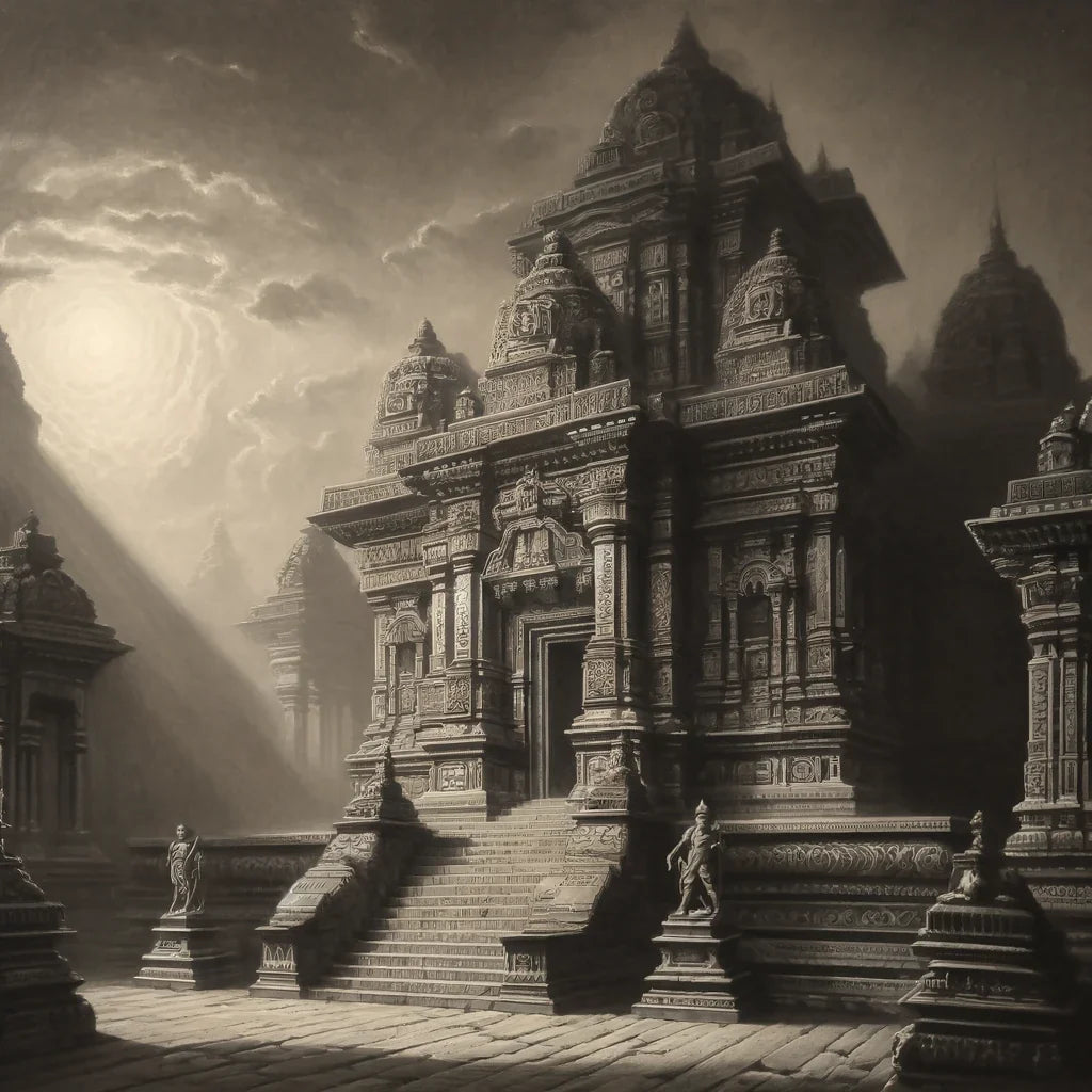 Dhakeshwari Temple Classic Elegance Canvas