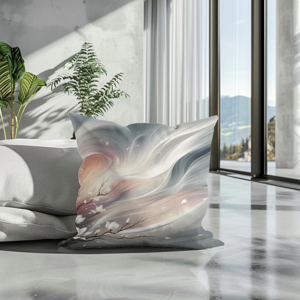 Whispers of the Wind Cotton Cushion