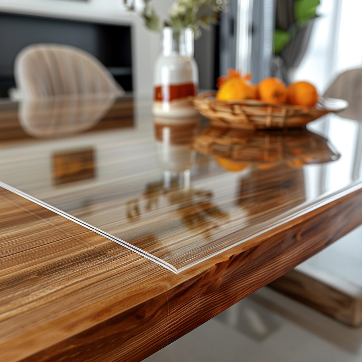 PVC Dining Table Mat - Transparent