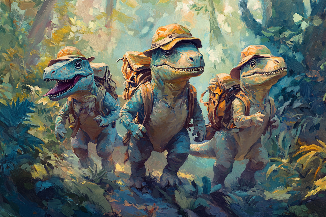 Dino Explorer's Adventure Blanket