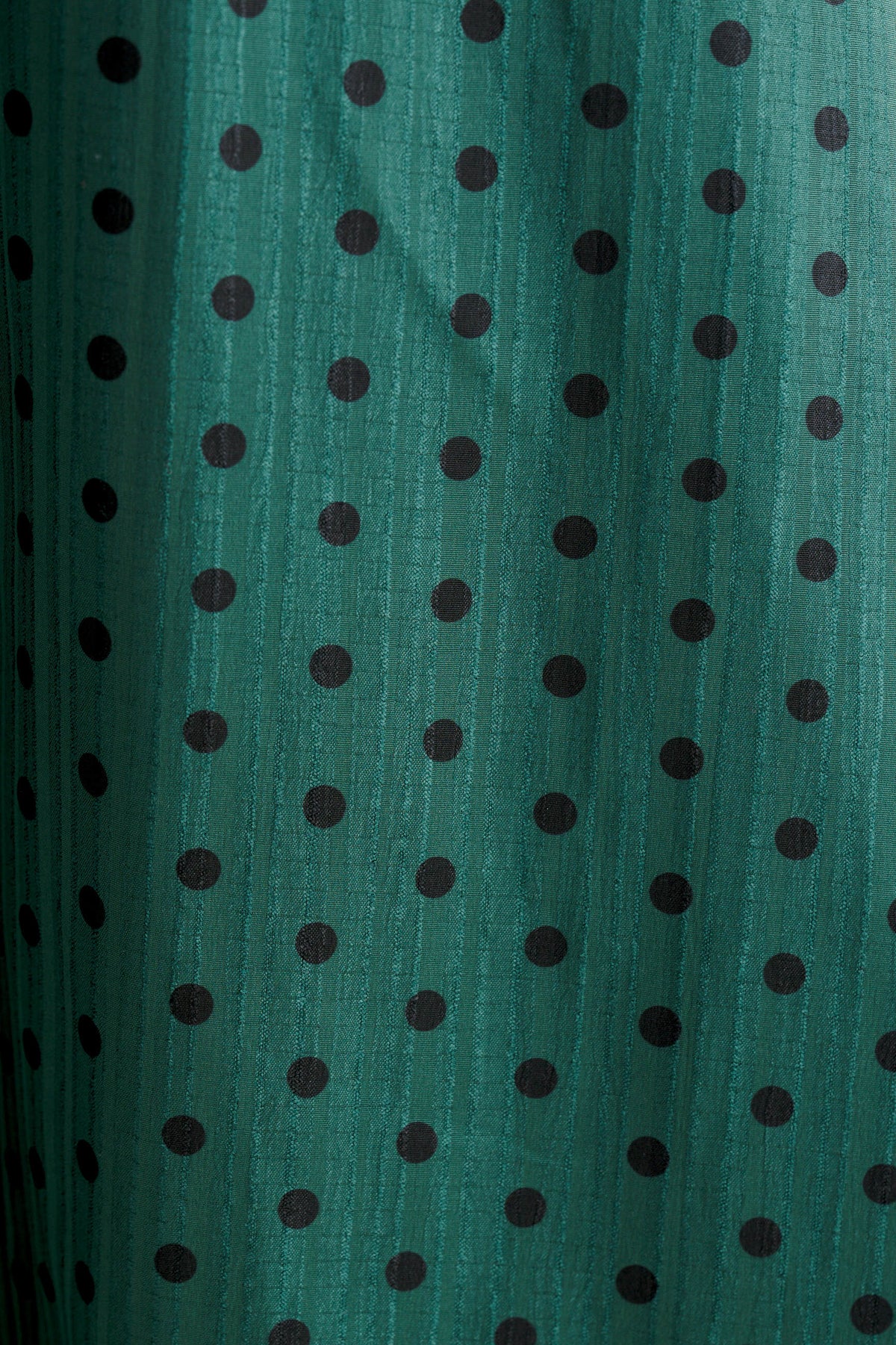 Dixie Spot Print Bubble Hem Midaxi Skirt - Forest Green