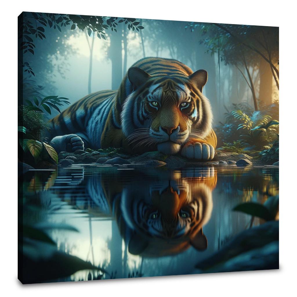 Twilight Tiger Canvas