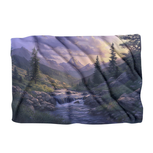 Twilight Tranquillity Mountain Blanket