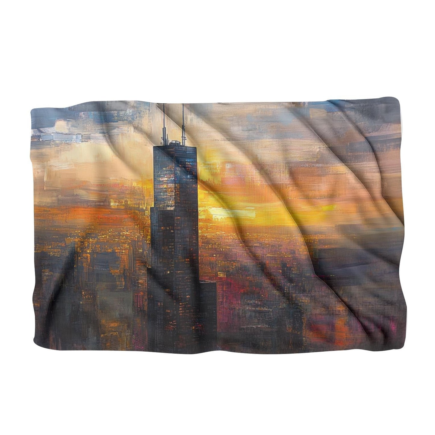 Willis Tower Evening Blanket