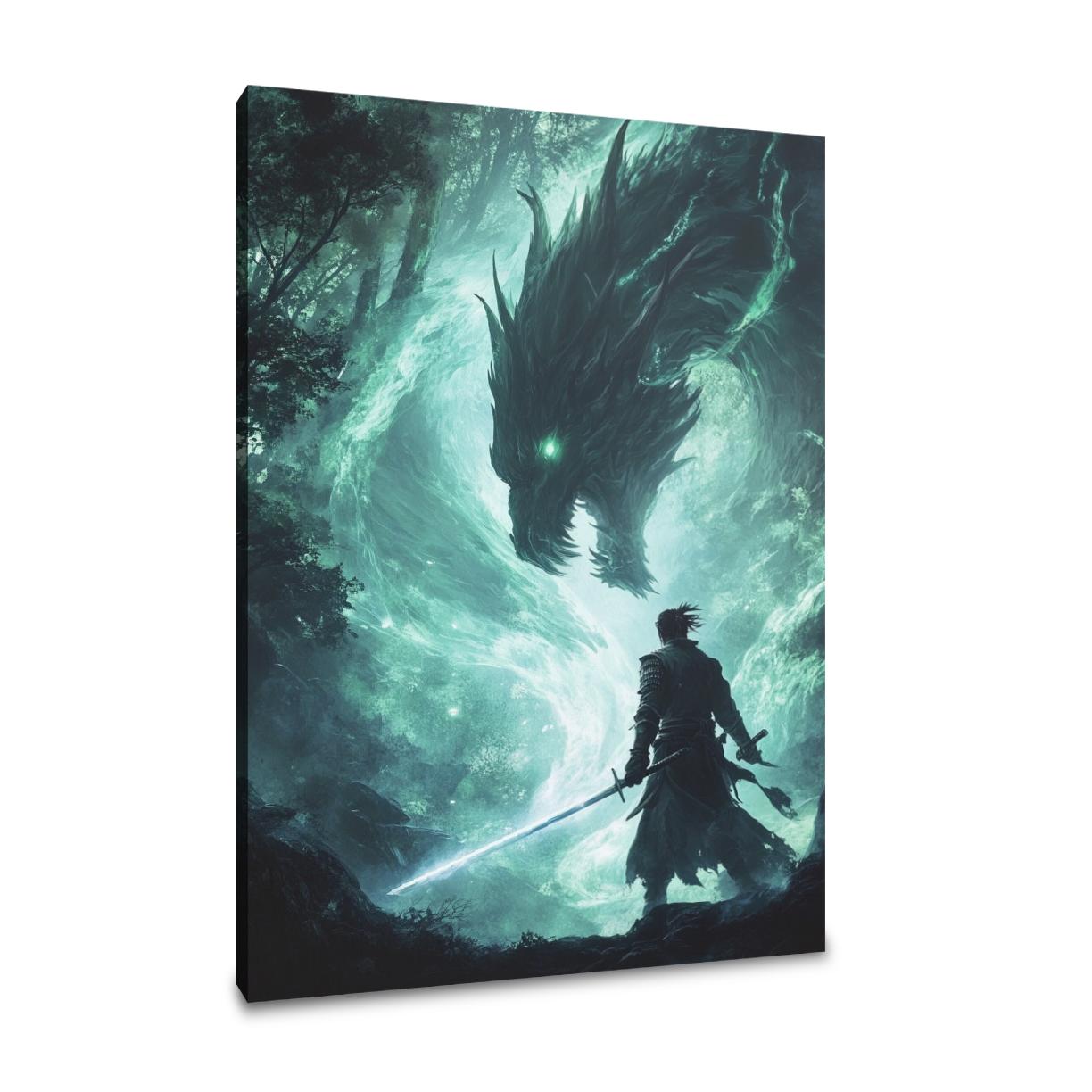 Mystic Duel Forest Canvas