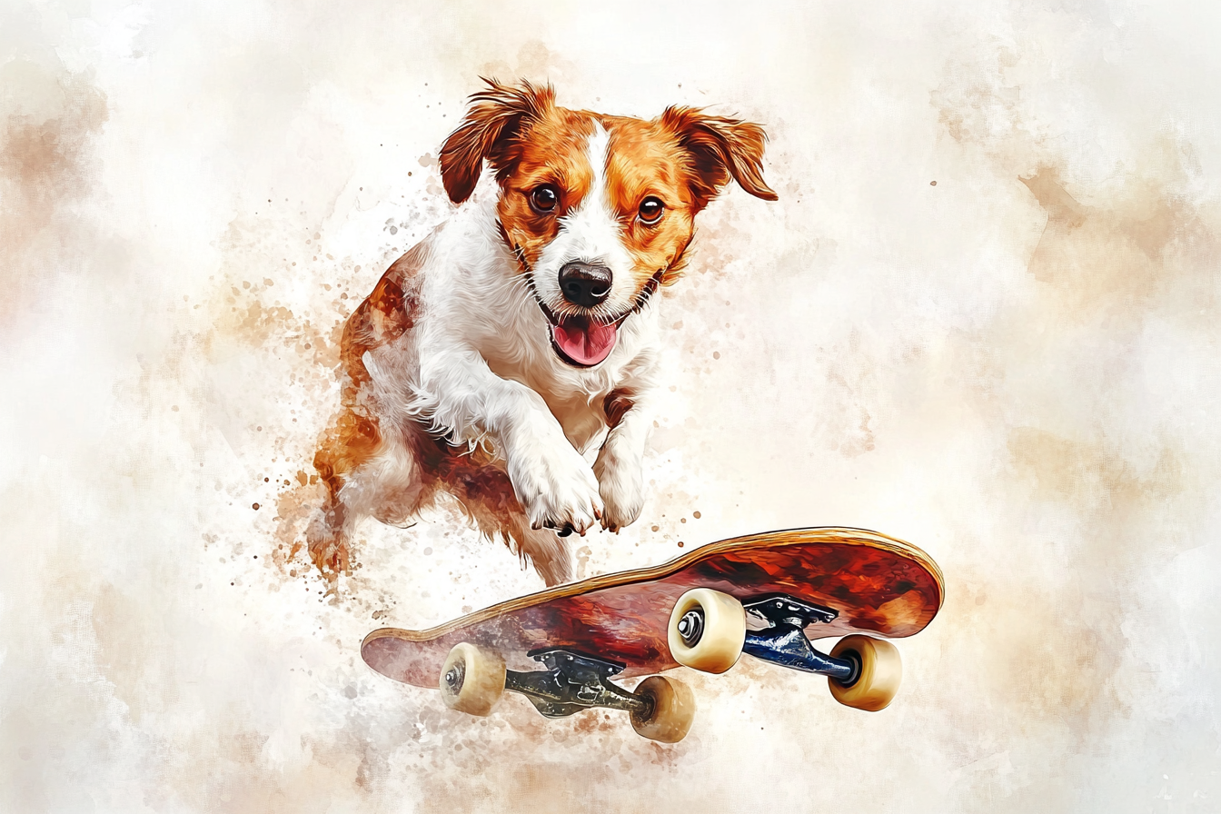 Dog on Wheels Blanket