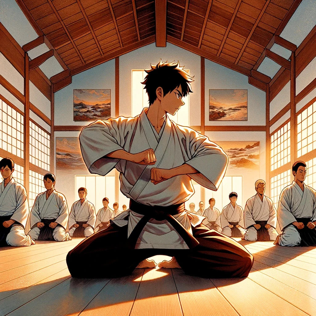 Dojo Sunset Discipline Cotton Cushion